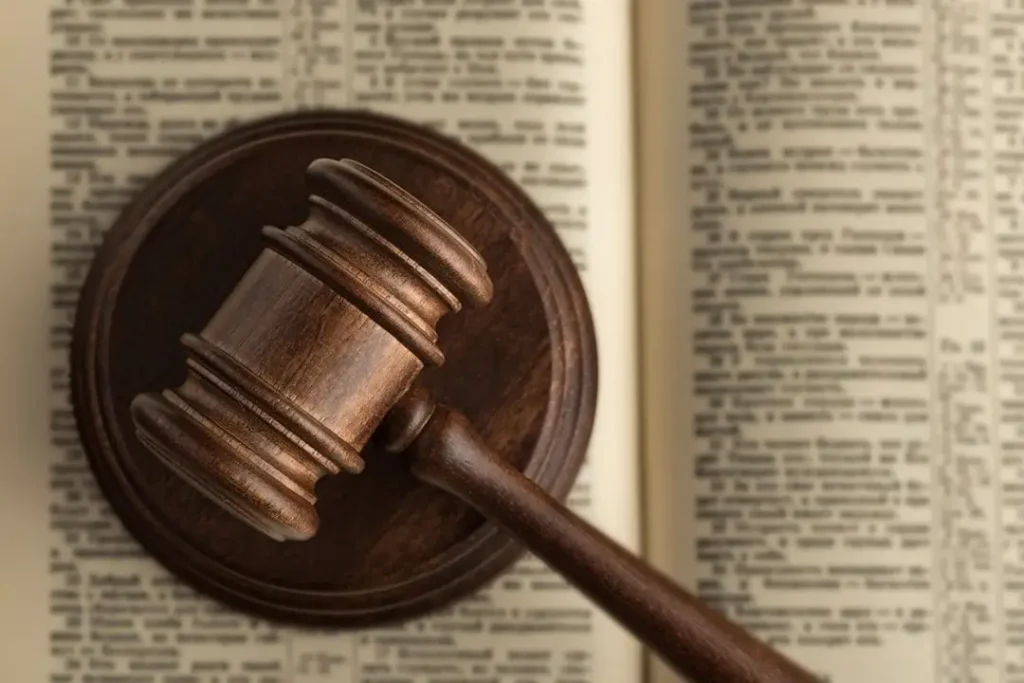 Business professionals discussing AI data licensing challenges in a modern office setting